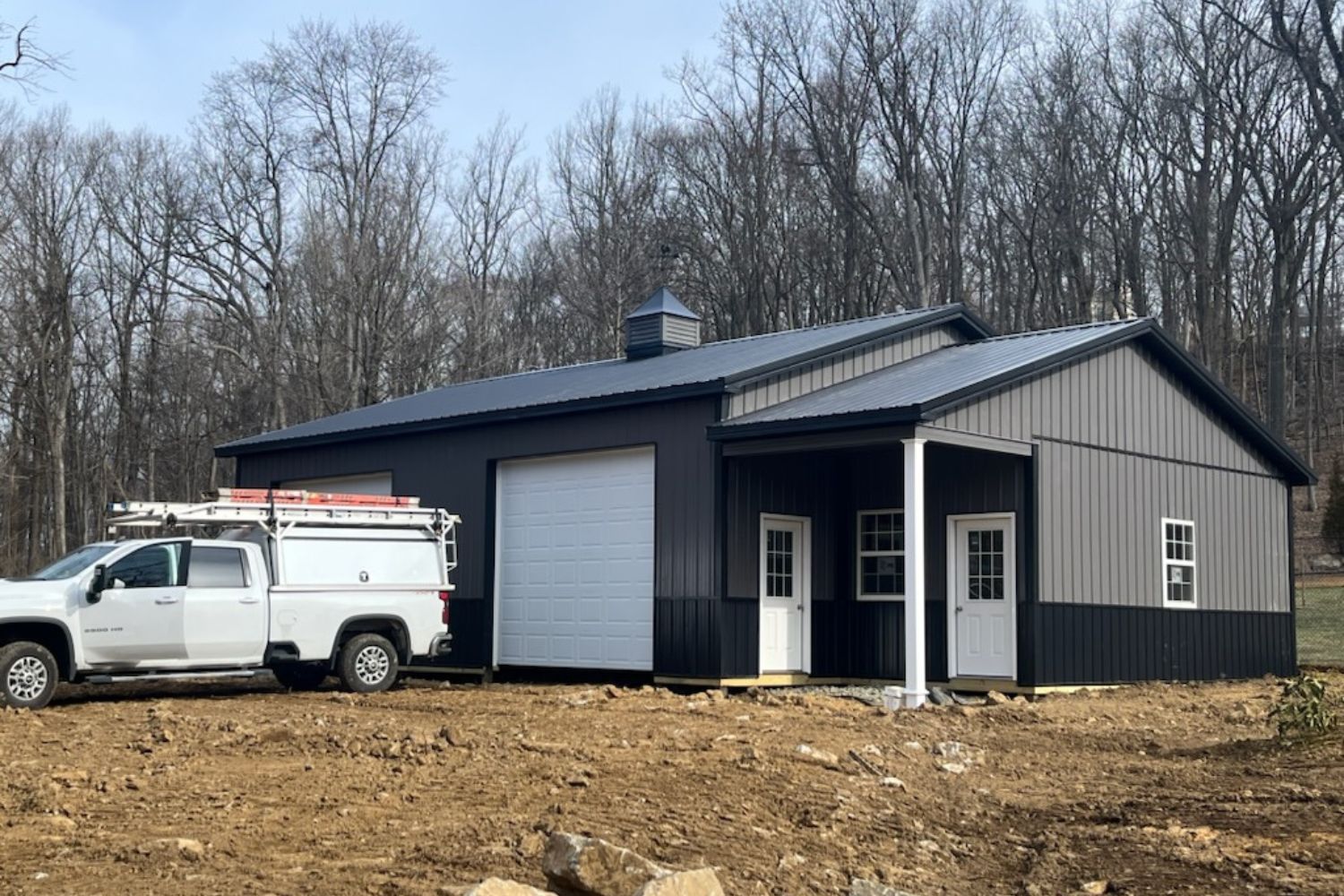 32 X 40 Pole Barn Framing We Finished Up This 32x40 Building On