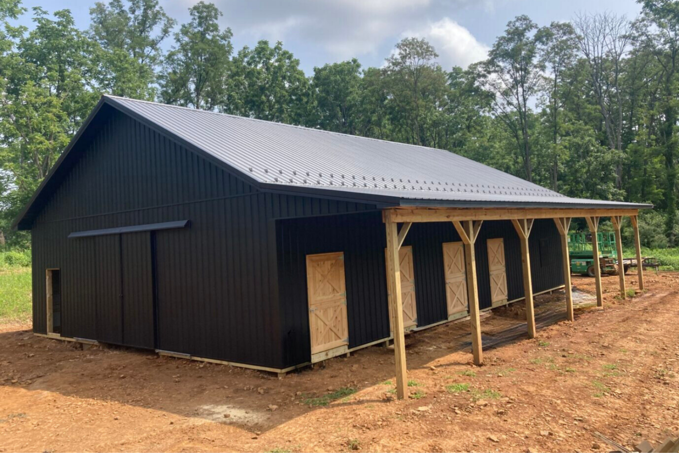 40x60 pole horse barn in quakertown pa