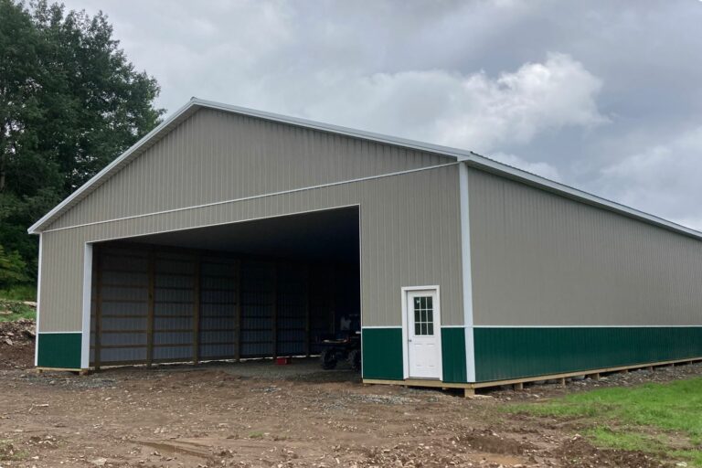 60x120 Pole Barn in Montrose PA for Airplane
