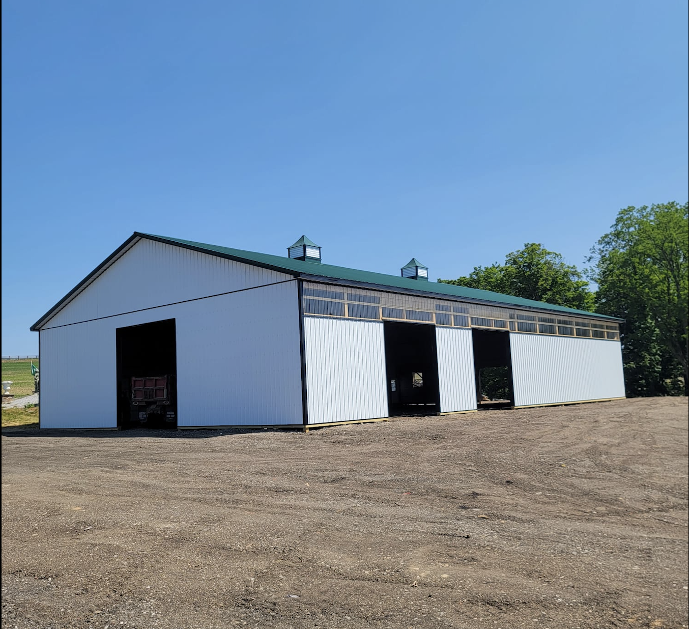 60x100 pole barn in port murray nj 33