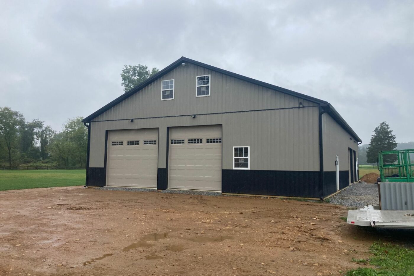 Custom 50x80 Commercial Pole Barn in Chester Springs PA