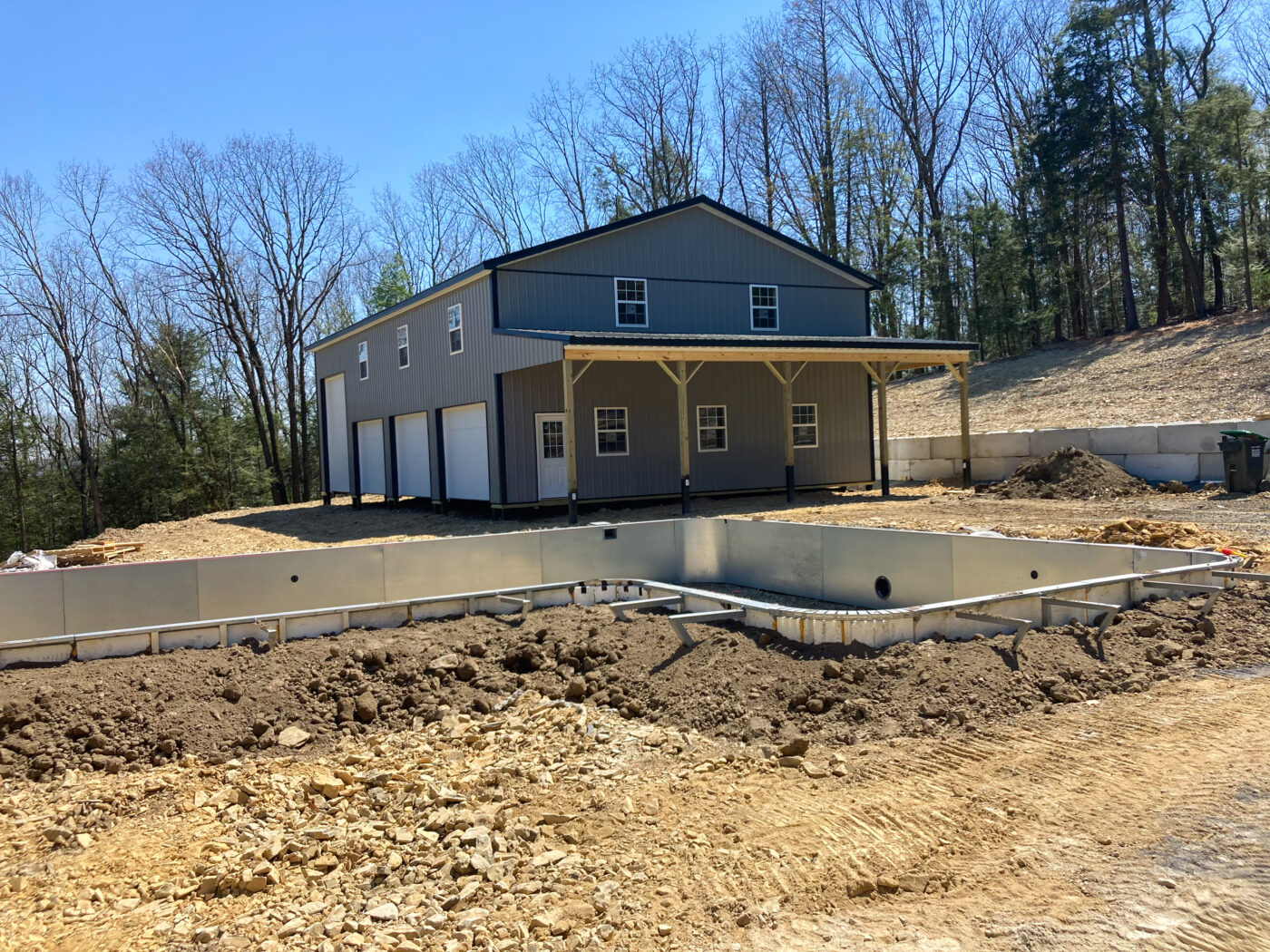 38x60 pole barn in kunkletown pa