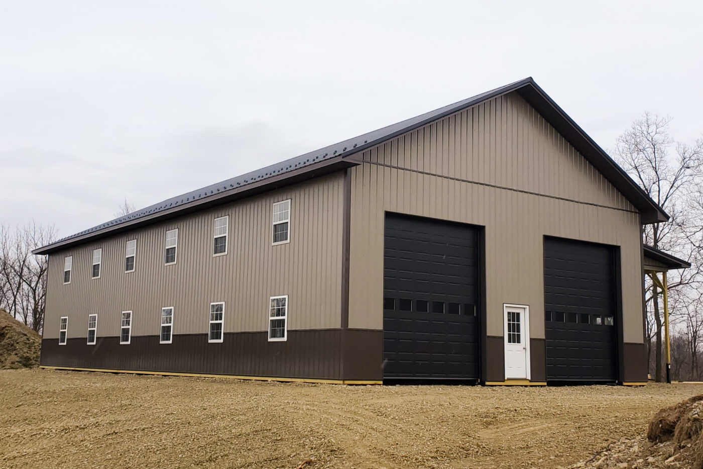 finished 40x80 pole barn in tripoli