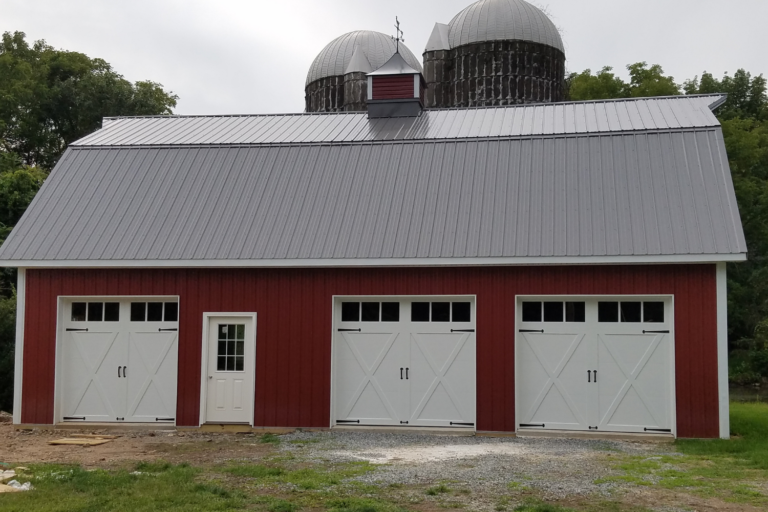 red agricultural pole barn in Cinnaminson nj